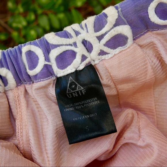 UNIF Rainbow Tie-Dye Daisy Shorts - Picture 7 of 8